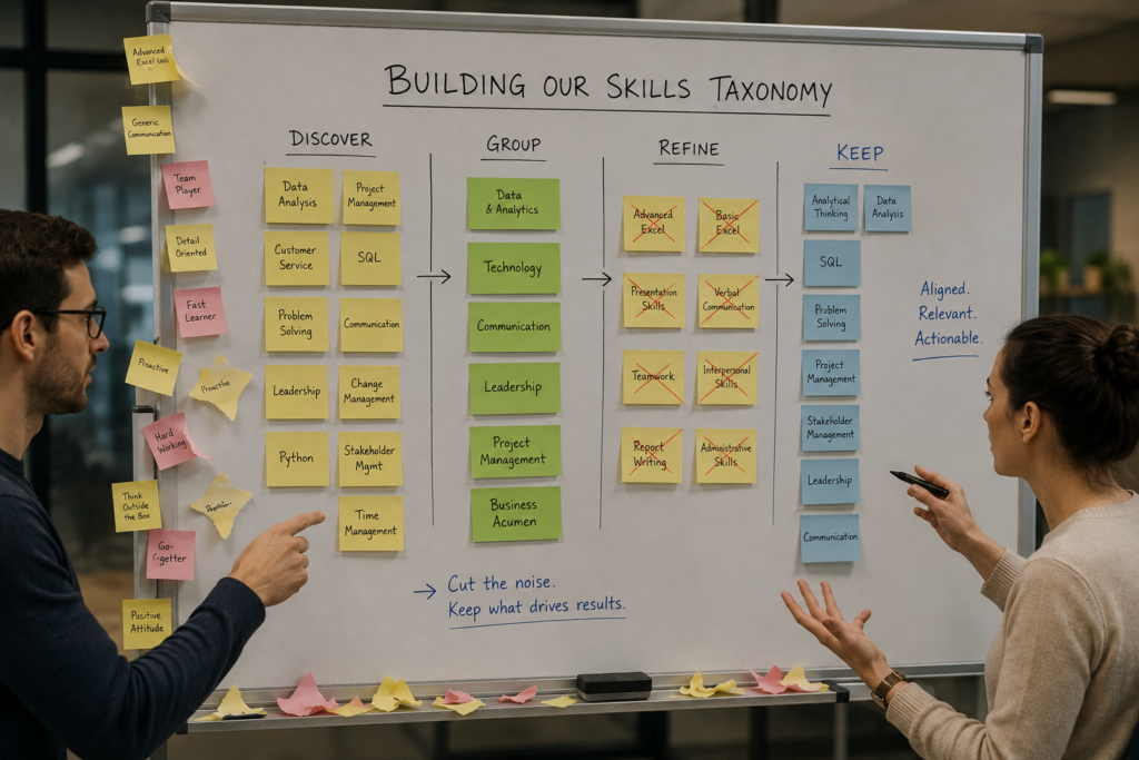 how to build a skills taxonomy
